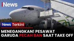 Pesawat Garuda Indonesia Pecah Ban saat Take Off, Berhasil Mendarat Selamat di Makassar