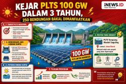 Target PLTS 100 GW Dikebut 3 Tahun, 250 Bendungan Disiapkan Jadi Ladang Energi Surya