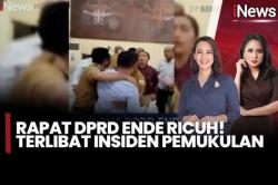 Viral Ketua DPRD Ende Diduga Pukul Ketua Fraksi Hanura saat Rapat Paripurna Berujung Ricuh