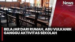 Gunung Anak Krakatau Erupsi, Sekolah Berlakukan Belajar Daring
