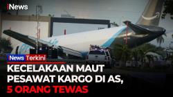 Pesawat Kargo Alami Kecelakaan Saat Mendarat di Bandara Miami, 5 Orang Tewas