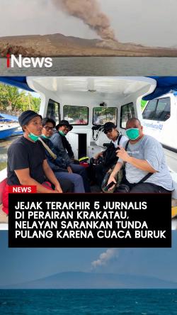 Jejak Terakhir 5 Jurnalis sebelum Hilang Kontak saat Liput Erupsi Anak Krakatau