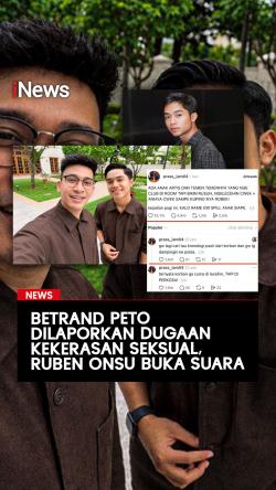 Betrand Peto Dilaporkan Dugaan Kekerasan Seksual, Ruben Onsu Buka Suara