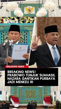 Prabowo Lantik Suahasil Nazara Jadi Menkeu, Gantikan Purbaya