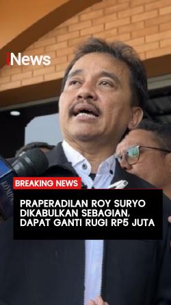Praperadilan Roy Suryo Dikabulkan Sebagian, Dapat Ganti Rugi Rp5 Juta