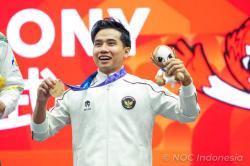 Kisah di Balik Medali Pertama Indonesia di Asian Games 2026 yang Dipersembahkan Seraf Naro Siregar