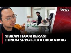 Gibran Unggah Wajah Staf SPPG Ejek Korban Keracunan MBG: Perkataannya Sangat Disayangkan!