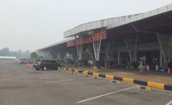 Kabut Asap Karhutla Lumpuhkan Penerbangan di Bandara Tjilik Riwut Palangka Raya