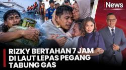 Perjuangan Hidup KM Virgo: Rizky Terapung 7 Jam di Laut Lepas Berpegangan Tabung Gas 12 Kg