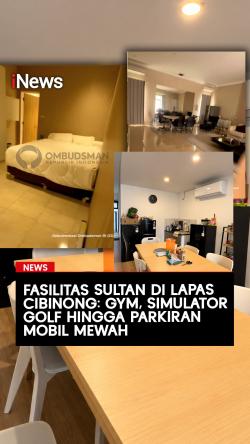 Heboh Fasilitas Mewah bak Apartemen di Lapas Cibinong, Ini Penampakan Ruangannya