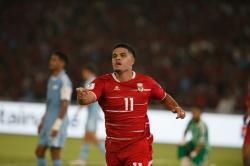Ragnar Oratmangoen Bawa Timnas Indonesia Unggul 1-0 atas Singapura di Babak Pertama