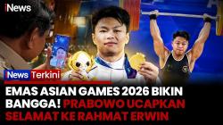 Sabet Medali Emas dan Pecahkan Rekor, Rahmat Erwin Ditelpon Langsung Presiden Prabowo