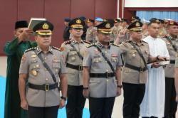 Sertijab di Polda Riau, Wakapolda dan Sejumlah Kapolres Diganti