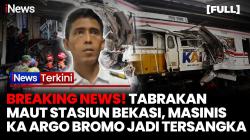 Terungkap! Alasan Masinis KA Argo Bromo Jadi Tersangka Tabrakan Maut dengan KRL