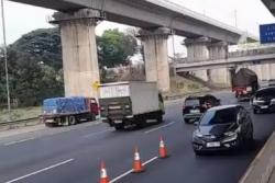 Pengumuman! Contraflow Diberlakukan di KM 21-23 Tol Japek, Ada Perbaikan Jalan