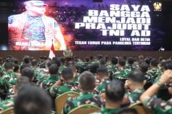 Bekali Calon Dansat, Kasad: Sishankamrata di Perbatasan Harus Diperkuat