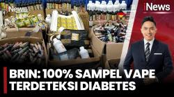 BRIN Ungkap Bahaya Vape: 100 Persen Sampel Uji Terdeteksi Diabetes dan 92 Persen Alami Gangguan Paru-Paru