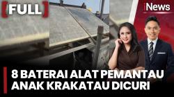 8 Baterai Alat Pemantau Gunung Anak Krakatau Dicuri, Sensor Aktivitas Sempat Lumpuh
