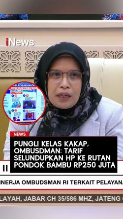 Ombudsman Ungkap Tarif Selundupkan HP ke Rutan Pondok Bambu Rp250 Juta
