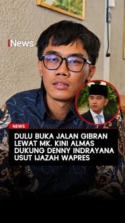 Dulu Buka Jalan Gibran Lewat MK, Kini Almas Dukung Denny Indrayana Usut Ijazah Wapres