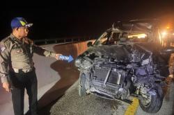 Kecelakaan Mobil Tabrak Truk di Tol Tebingtinggi-Medan, 1 Orang Tewas