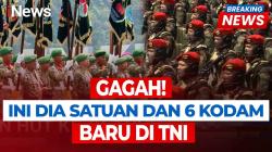 HUT ke-81 TNI, Presiden Prabowo Resmikan 204 Satuan Baru Termasuk 6 Kodam