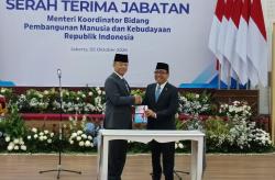 Sertijab Menko PMK, Pratikno Titip Pesan ke Sugiono: Enjoy