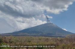Gunung Ili Lewotolok Erupsi, Muntahkan Kolom Abu Vulkanik Setinggi 600 Meter