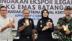 Bea Cukai Cirebon Gagalkan Penyelundupan 5 Kg Emas Batangan Rp12 Miliar