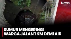 Sumur Kering, Warga di Kabupaten Bandung Harus Jalan Kaki 1 Km Demi Dapat Air Bersih