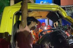 Kecelakaan 2 Truk di Lampu Merah Magelang, Sopir Terjepit dan Tertusuk Tuas Rem