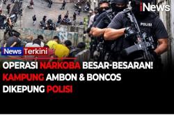 Operasi Besar-besaran! Polisi Gerebek Kampung Ambon dan Boncos Diduga Sarang Narkoba