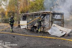 Serangan Bom Rusia Hantam Bus Penuh Penumpang di Ukraina, 30 Orang Tewas