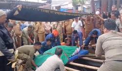 Dramatis! Pemakaman Jenazah Pria Obesitas 250 Kg di Purbalingga Libatkan Damkar