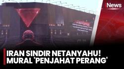 Sindiran Menohok Iran: Pampang Mural Netanyahu Berpidato di Depan Kursi Kosong PBB