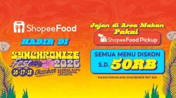 ShopeeFood Berkolaborasi dengan Synchronize Fest 2026, Hadirkan Layanan Pesan Makanan tanpa Antre melalui Fitur ShopeeFood Pickup