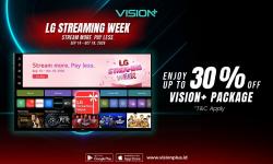 Jangan Lewatkan! Promo VISION+ mulai Rp15Ribu di LG Streaming Week Tinggal Beberapa Hari Lagi 
