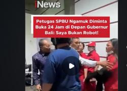 Viral Gubernur Bali Wayan Koster Adu Mulut dengan Petugas SPBU saat Sidak BBM