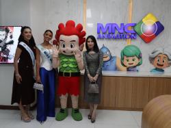 Miss World 2026 Joheirry Mola Kunjungi SMN hingga Studio MNC Animation, Antusias Ketemu KIKO
