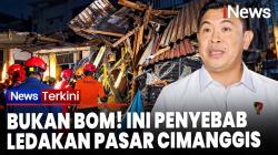 Polisi Pastikan Ledakan Maut di Pasar Cimanggis Tangsel Buka Bom, Diduga Akibat Tabung Gas Pembakar Buah