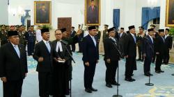 Prabowo Lantik Richard Tampubolon dan Yusuf Jauhari Jadi Wamenhan, Ini Tugasnya