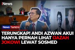Terungkap di Persidangan, Andi Azwan Akui Tak Pernah Lihat Ijazah Asli Jokowi