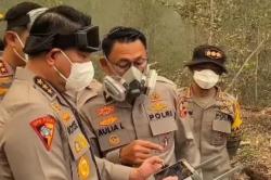 Jenderal Bintang Tiga Pantau Karhutla Klateng, Deteksi Titik Panas Lewat Drone Thermal