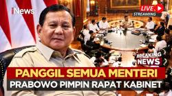 Prabowo Panggil Semua Menteri, Gelar Rapat Kabinet Merah Putih di Istana Bogor