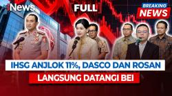  IHSG Anjlok 10,76 Persen, Dasco dan Rosan Datangi Gedung BEI