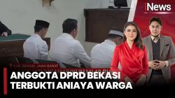 Anggota DPRD Kabupaten Bekasi Terbukti Aniaya Warga, Divonis 10 Bulan Penjara