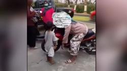 Pilu! Suami Telah Tiada, Ibu di Ponorogo Meninggal di Atas Motor dan Anak Menunggu di Samping