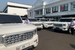 Penampakan Maung Menteri Berjejer di Istana saat Sidang Kabinet 2 Tahun Prabowo