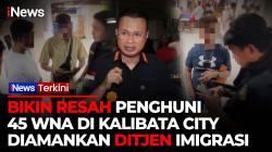 Petugas Gabungan Imigrasi Razia WNA di Kalibata City, 45 Orang Diamankan