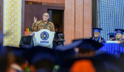 Hadiri Wisuda UMSU, Menteri LH Jumhur Ajak Lulusan S1-S2 Geluti Perdagangan Karbon